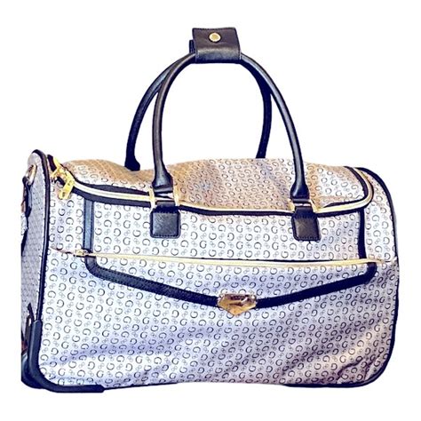 guess travel cosmetic bag set|guess travel bag with wheels.